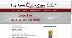 Desktop Screenshot of bayareaquickcare.com
